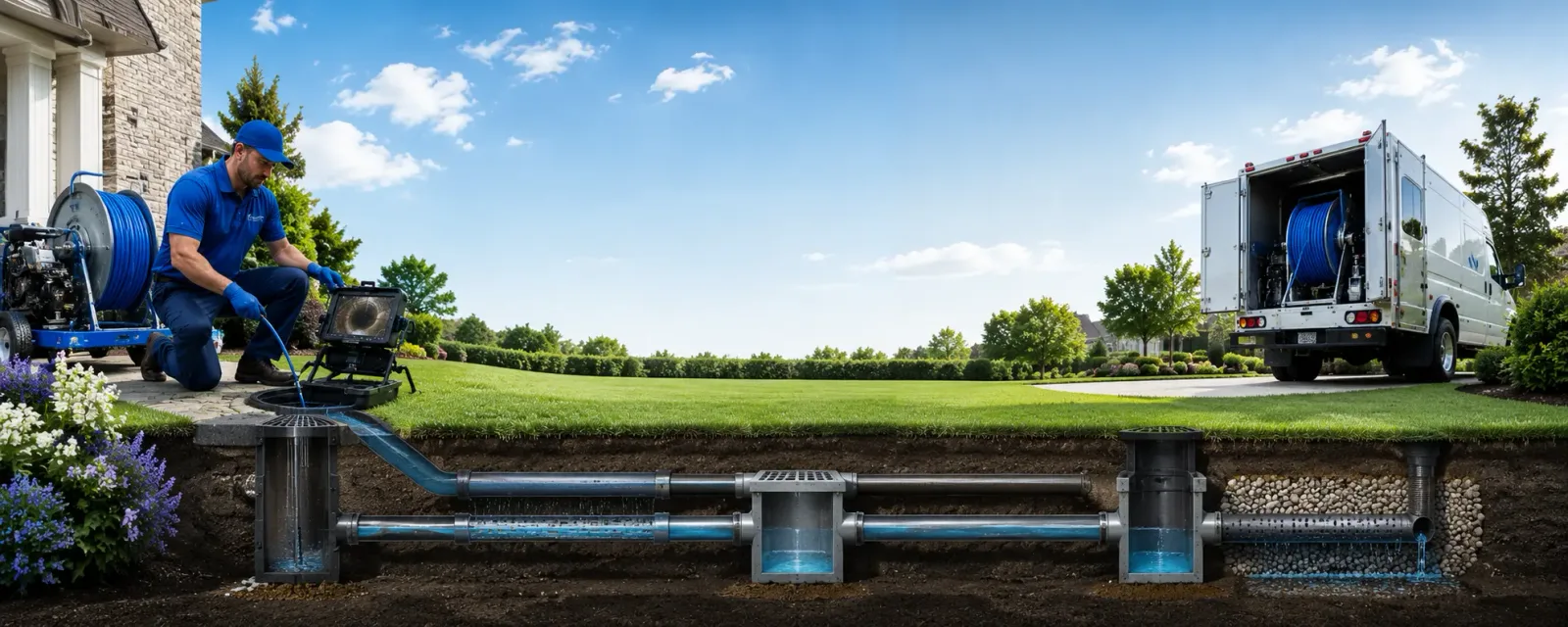Outdoor drain cleaning information for Angels Camp, CA