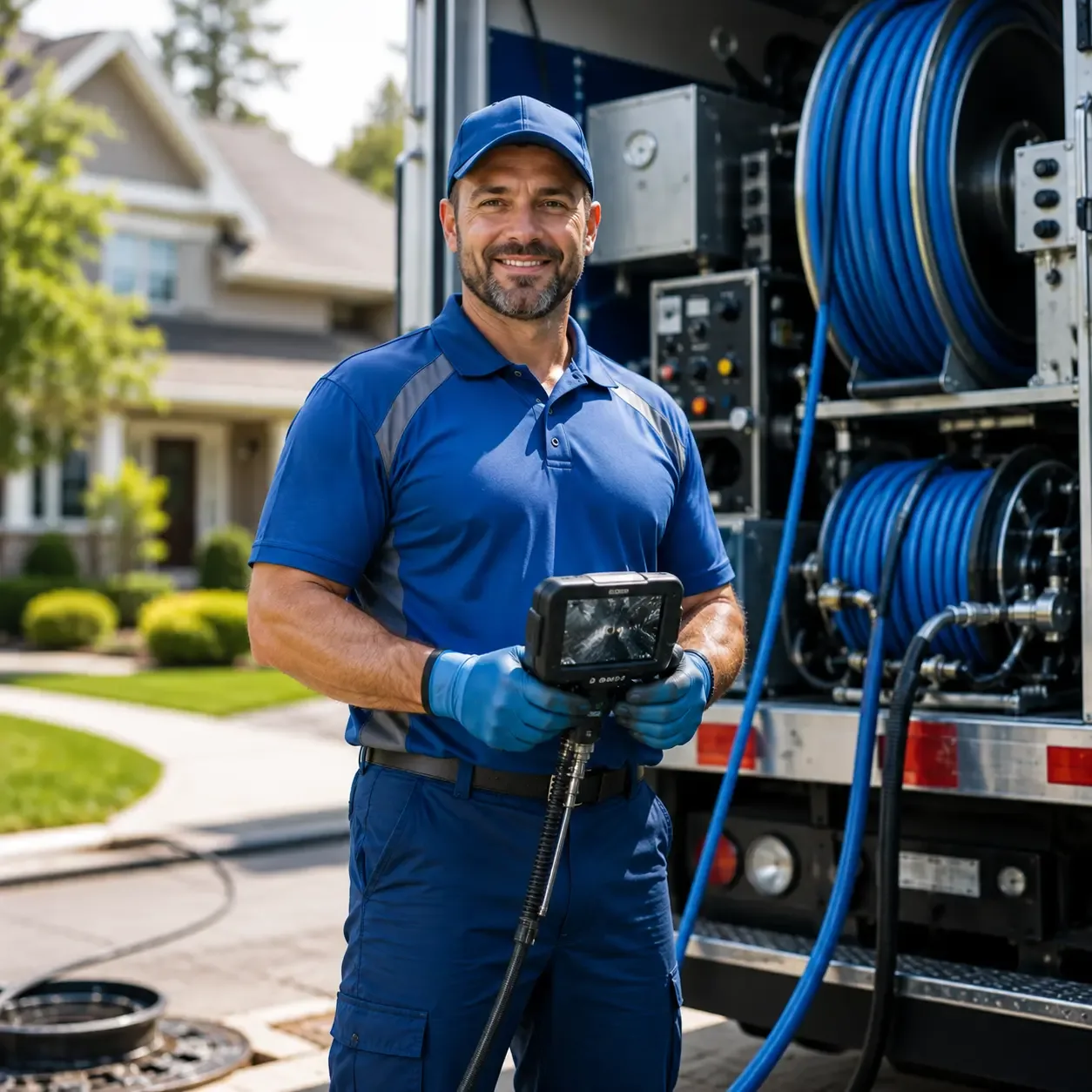 Local outdoor drain cleaning specialists in Angels Camp, CA